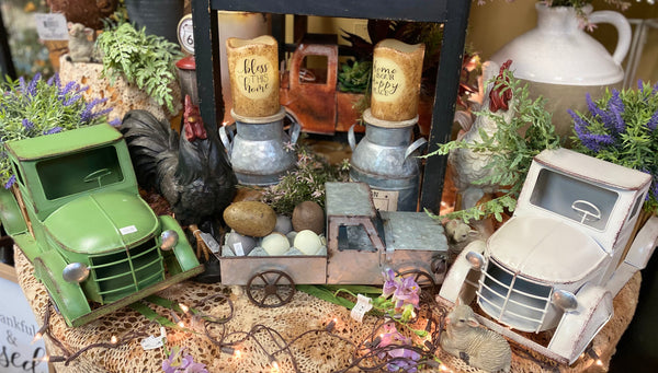 Farm Decor and Trucks