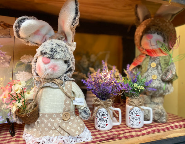 Bunnies and the kitchen is the heart of the home!