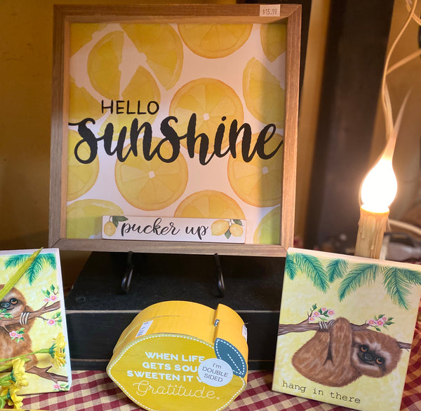 Sunshine, monkeys, and lemons