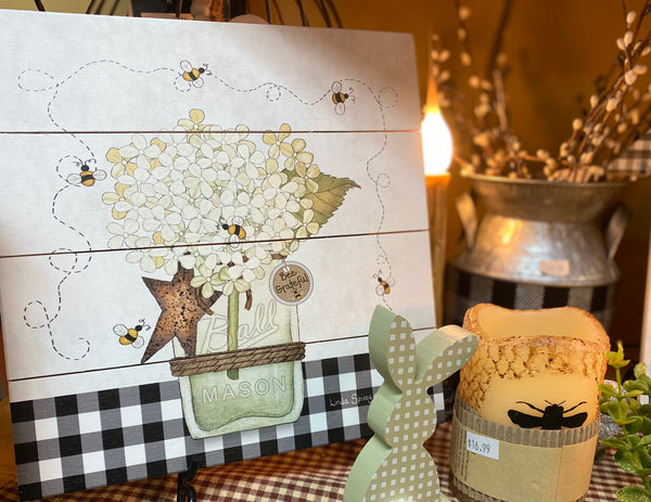 Bee grateful, bees, and bunny