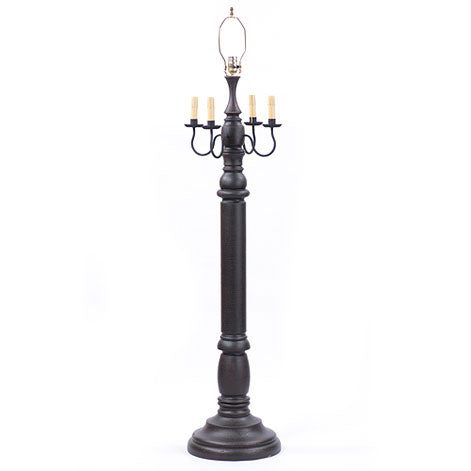 General James Floor Lamp Base in Americana Black