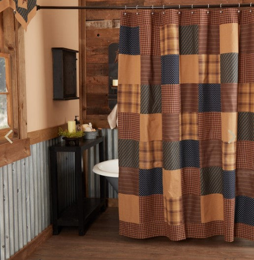 Patriotic Patch Shower Curtain