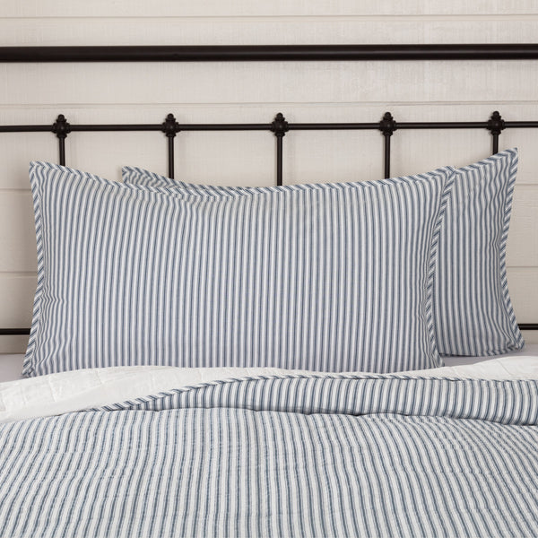 Sawyer Mill Blue Ticking Stripe Sham
