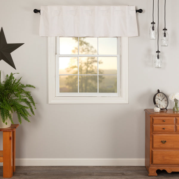 Simple Life Flax Antique White Valance