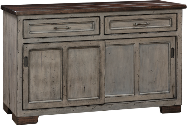 Hudson 2-Door Buffet in Brown Maple Wood (299 Series)