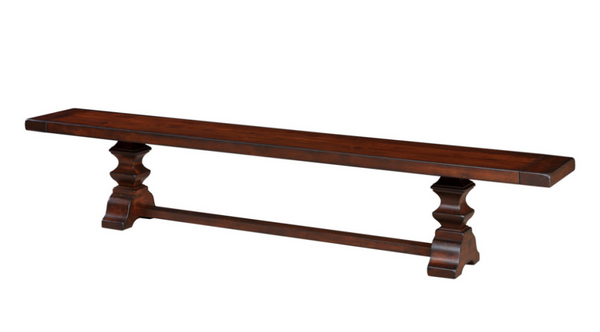 Ramsey Bench in Rustic Brown Maple Wood (1408 Series)