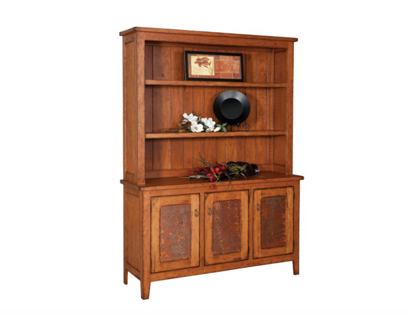 Lancaster Legacy Wilmington Hutch in Rustic Cherry Wood (355 Series)