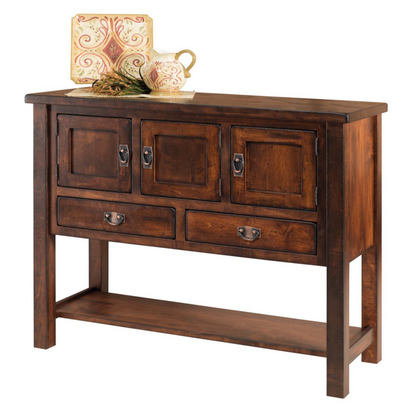 Ancient Mission Side Board in Brown Maple Wood (437H Series)