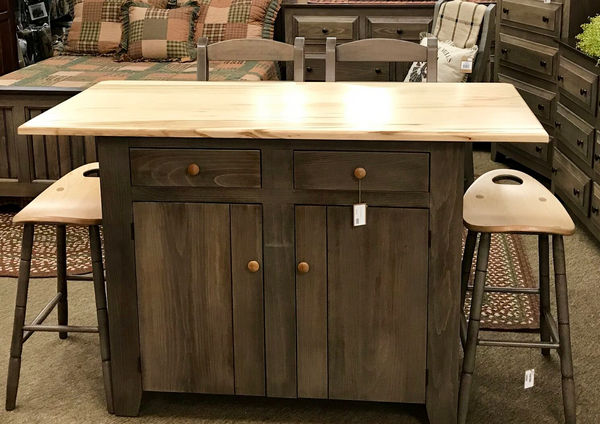 Amish Island - Standard Base & Large Top