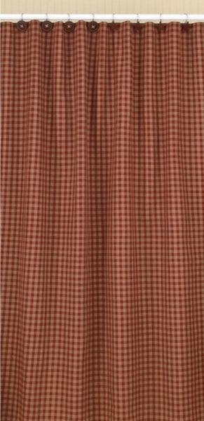 Sturbridge Shower Curtain - Wine