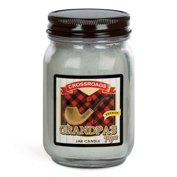 Grandpa's Pipe Pint Jar 12 oz. Candle