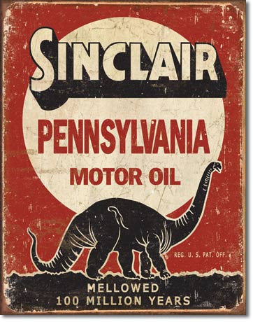 Sinclair - Million Years Tin Sign