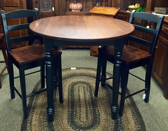 Table-42" Pub with Turned Legs