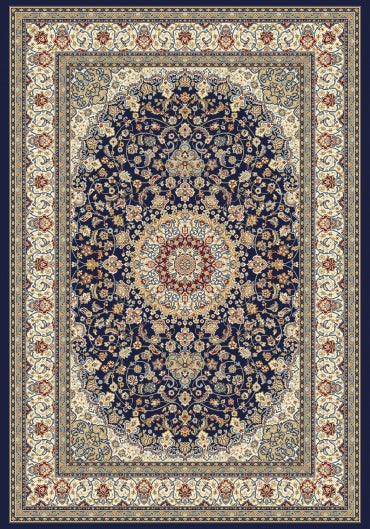 Ancient Garden 57119-Blue/Ivory