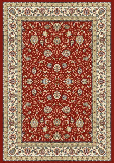 Ancient Garden 57120-Red/Ivory