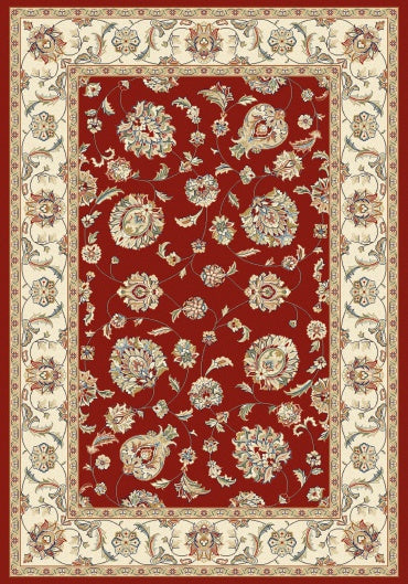 Ancient Garden 57365-Red/Ivory
