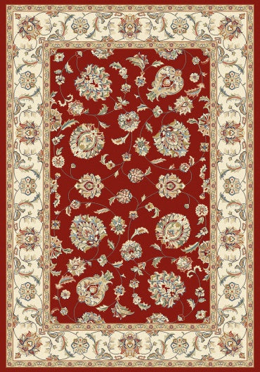 Ancient Garden 57365-Red/Ivory