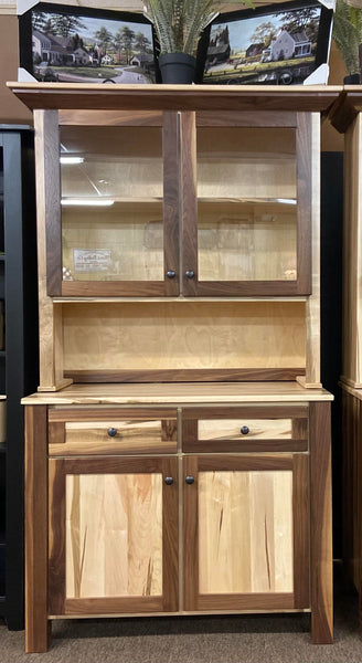 Hutch-Maple/Walnut 2 Door