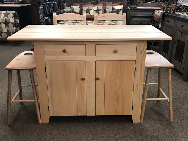 Amish Island - Standard Base & Large Top