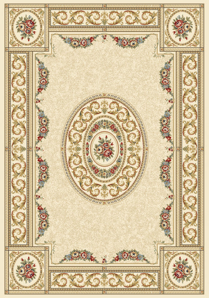 Ancient Garden 57226-Blue/Ivory