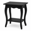 Featured Find: Amish-Made Pine Rectangle Accent Table – Black Non-Distressed