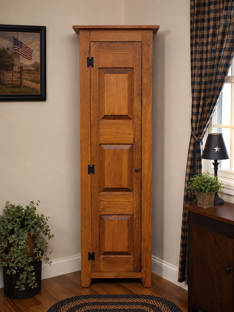 Pie Safe-72" Single Door with Raised Panels - Seely