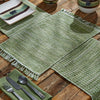 Basketweave Napkin - Evergreen