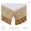 Connell Ruffled Bed Skirt