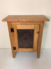 Accent Tables - Single Door Cabinet with Copper Star Medallion Tin Panel