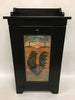 Trash Bin with Rooster Panel