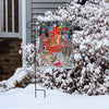 Snow Day Gathering Garden Flag