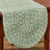 Spice Bin Braided Table Runners - Mint