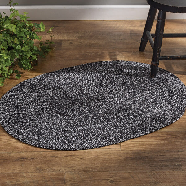 Spice Bin Braided Rug - Pepper