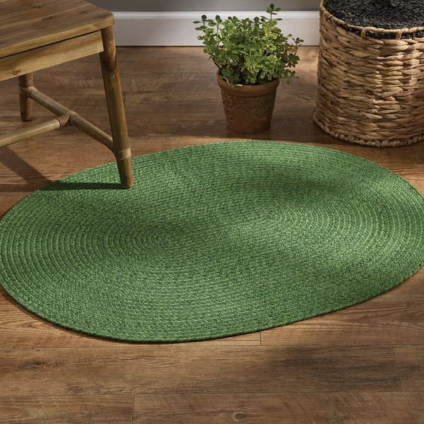 Spice Bin Braided Rug - Basil