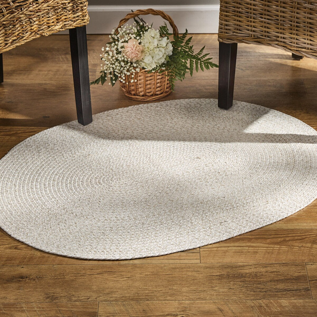 Spice Bin Braided Rug - Sea Salt