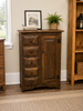 Amish-Made Pine Sewing Cabinet