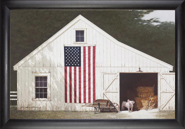 Barn with Piglet