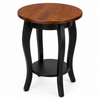 Featured Find: Amish-Made Pine Round Accent Table – Black & Michael's Cherry