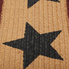 Potomac Jute Stair Tread Stencil Stars - Oval