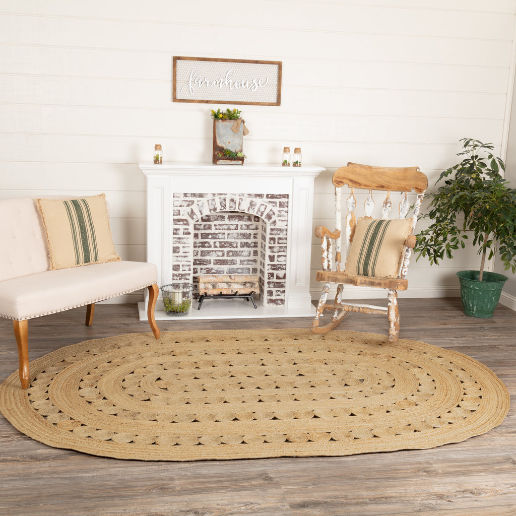 Celeste Jute Rug - Oval