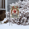 Berry Wreath Barnstar Garden Flag