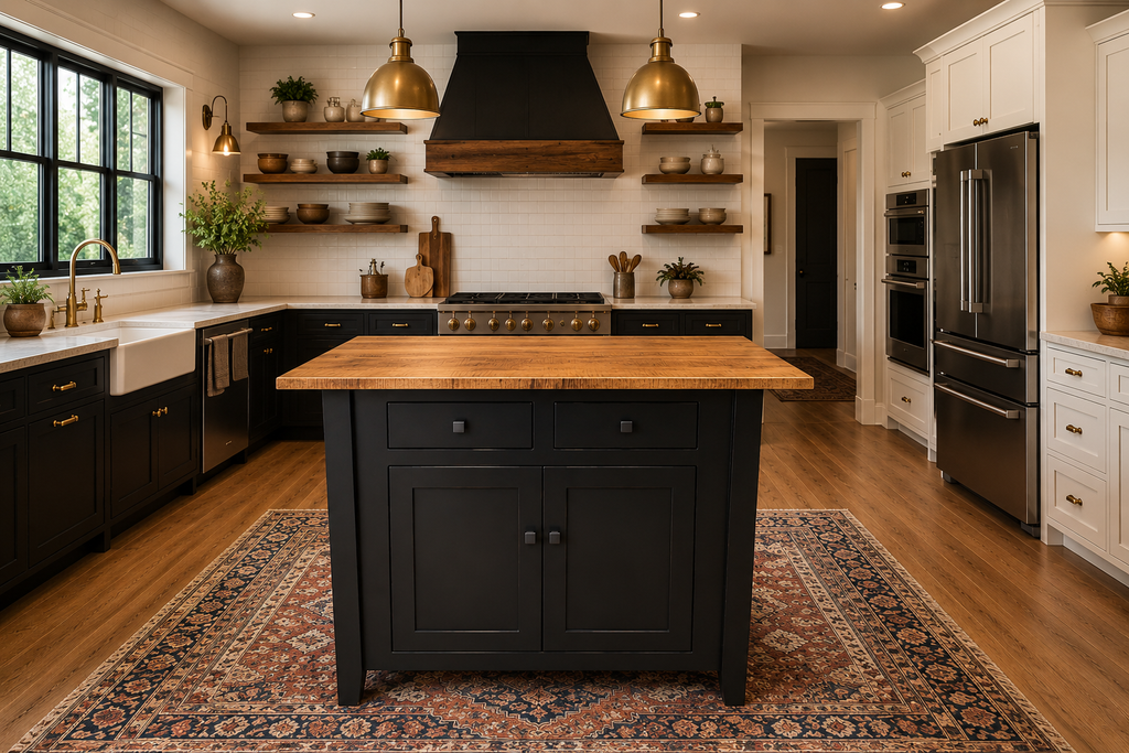 Amish-J83SP-CT63 Amish Island 3 piece set