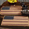 Patriotic Patch Quilted Placemats - Set of 6