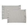 Kaila Ticking Stripe Ruffled Placemat Set of 2