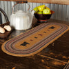 Heritage Farms Sheep Jute Braided Table Runner