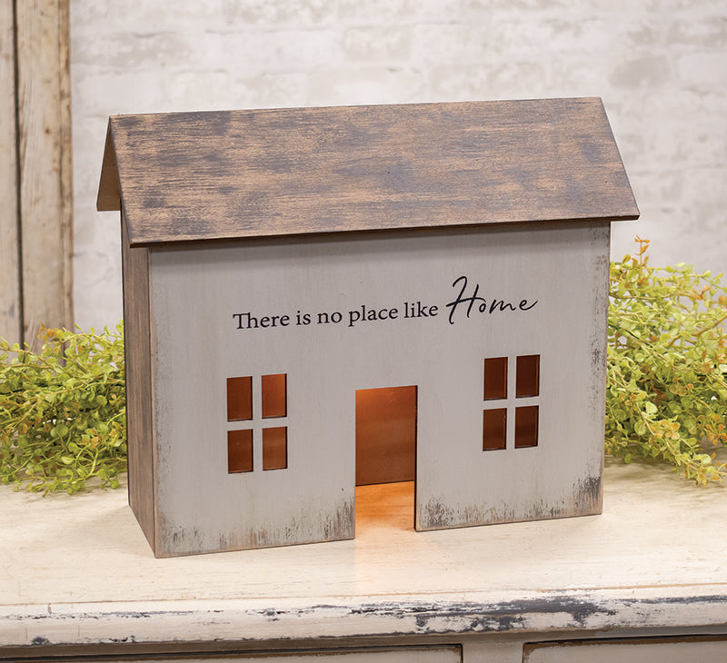 No Place Like Home Light Up Primitive House