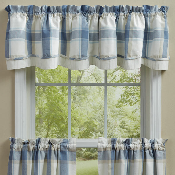 Aviary Lined Layered Valance