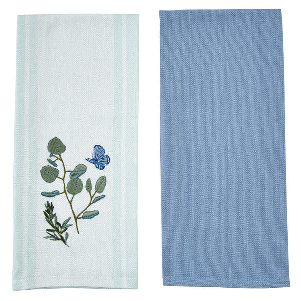 Eucalyptus Greens 2 Dishtowel Set