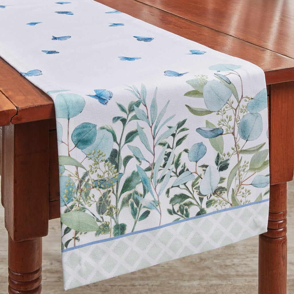 Eucalyptus Greens Table Runner