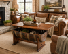 Half Barrel Lift Top Coffee Table